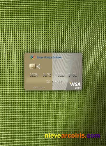 Guinea Banque Islmaique de Guinée visa debit card photolook